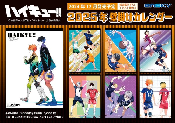 Haikyuu!! Set de Pósteres de Pared 2025
