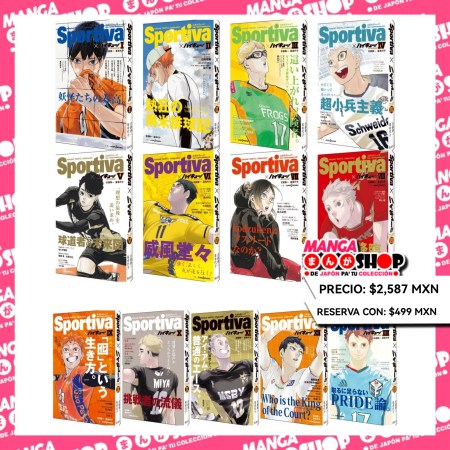 Sportiva Haikyuu!! Novels Set #1 al #13 [Serie Completa]